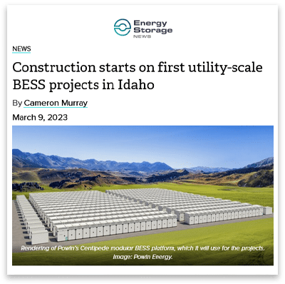 BESS Projects in Idaho