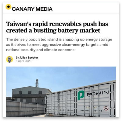 Canary Media Taiwans Renewables