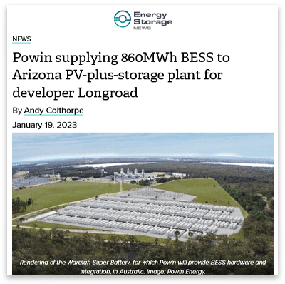 Energy Storage News 860MWh Bess